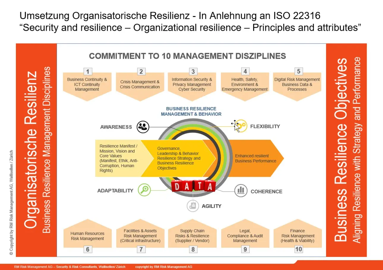 RM’s Organisationales Resilienz Framework